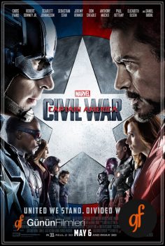 Kaptan Amerika İç Savaş izle 2016 Kahramanların Savaşı
